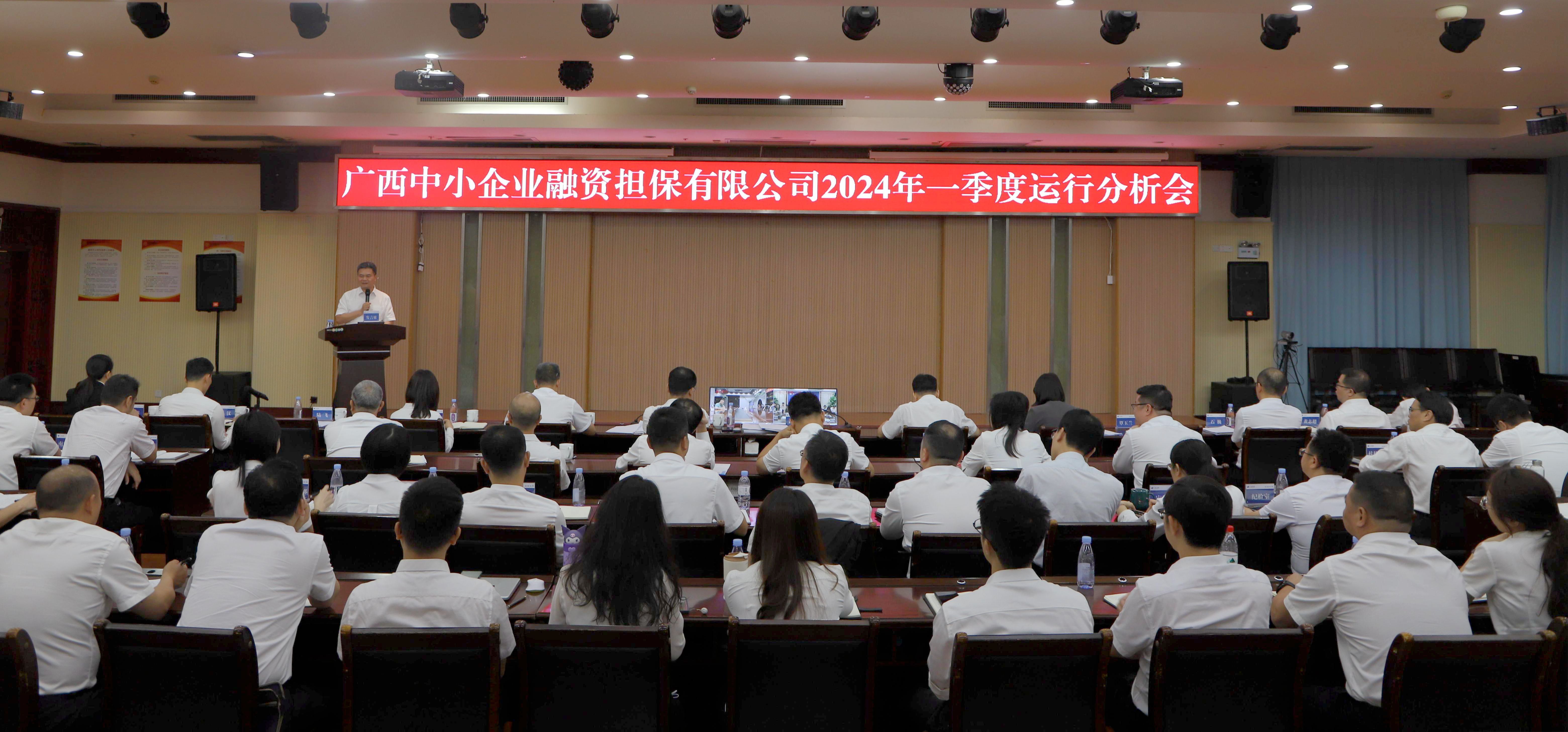 【落實(shí)落細(xì)落地，全力攻堅(jiān)“雙過(guò)半”】中小擔(dān)保召開2024年一季度運(yùn)行分析會(huì)